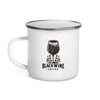 BlackWine Plain Enamel Mug