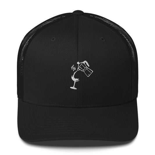 BlackWine Pour Trucker Cap